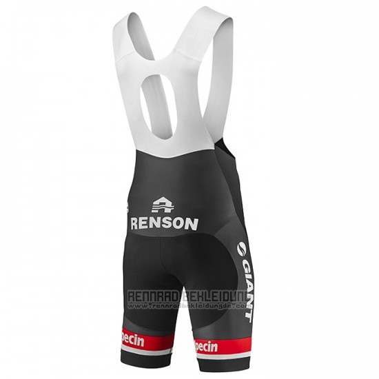 2016 Fahrradbekleidung Giant Alpecin Wei und Rot Trikot Kurzarm und Tragerhose